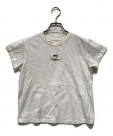 MM6 Maison Margiela（エムエムシックスメゾンマルジェラ）の古着「ロゴラベルミニTEE」｜ホワイト