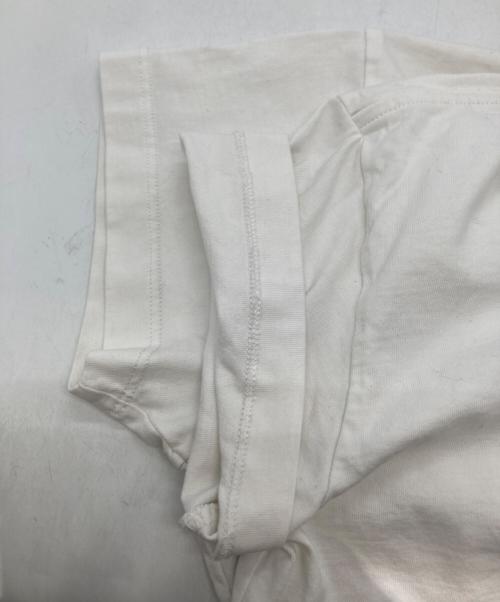 MM6 Maison Margiela（エムエムシックスメゾンマルジェラ）MM6 Maison Margiela (エムエムシックスメゾンマルジェラ) ロゴラベルミニTEE ホワイト サイズ:Sの古着・服飾アイテム