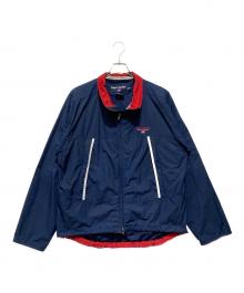 POLO SPORT（ポロスポーツ）の古着「ロゴ刺繍ナイロンジップジャケット」｜ブルー