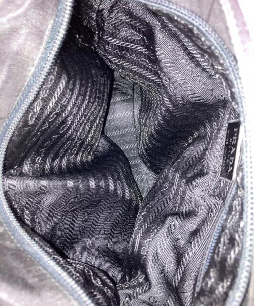 PRADA（プラダ）PRADA (プラダ) サイドロゴプレートナイロントートバッグ ブラックの古着・服飾アイテム