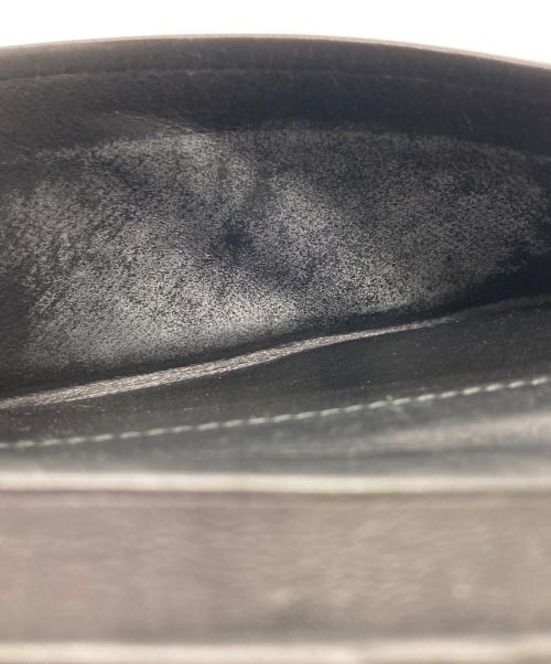 BOTTEGA VENETA（ボッテガベネタ）BOTTEGA VENETA (ボッテガベネタ) イントレチャート2つ折り長財布 ブラックの古着・服飾アイテム