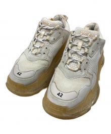 BALENCIAGA（バレンシアガ）の古着「トリプルSクリアソール」｜グレー×ベージュ