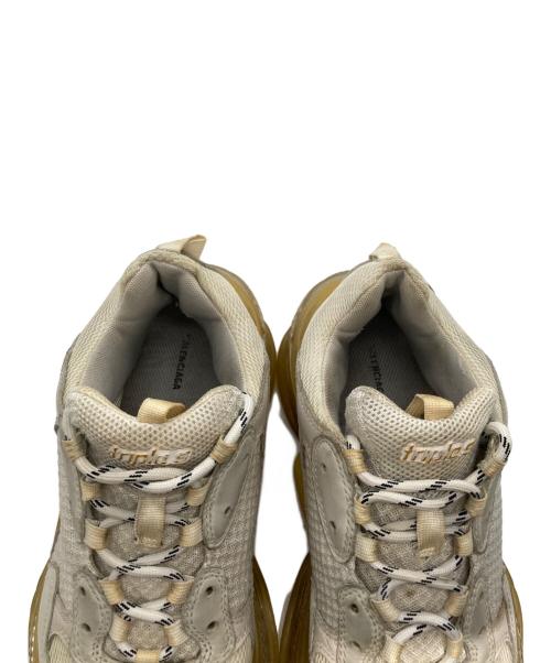 BALENCIAGA（バレンシアガ）BALENCIAGA (バレンシアガ) トリプルSクリアソール グレー×ベージュ サイズ:42の古着・服飾アイテム