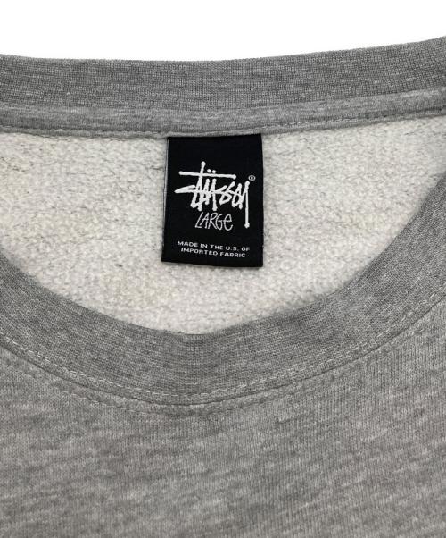 stussy（ステューシー）stussy (ステューシー) World Tour スウェット グレー サイズ:Lの古着・服飾アイテム