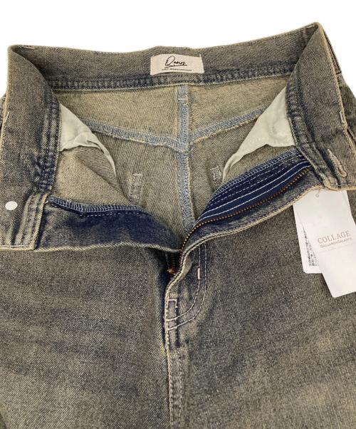 COLLAGE GALLARDAGALANTE（コラージュ ガリャルダガランテ）COLLAGE GALLARDAGALANTE (コラージュ ガリャルダガランテ) Q.anos (キュアノス) ブルージュデニム インディゴ サイズ:PSの古着・服飾アイテム