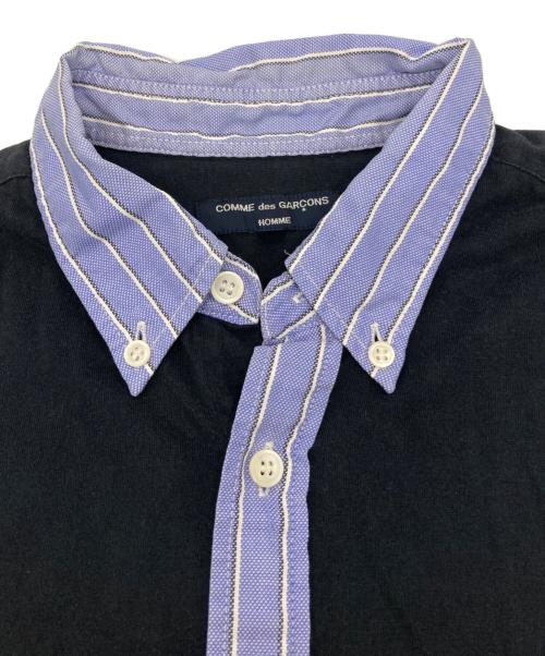 COMME des GARCONS HOMME（コムデギャルソン オム）COMME des GARCONS HOMME (コムデギャルソン オム) 半袖シャツ ブラック サイズ:Mの古着・服飾アイテム
