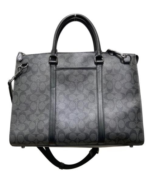 COACH（コーチ）COACH (コーチ) シグネチャー2WAYトートバッグ グレーの古着・服飾アイテム