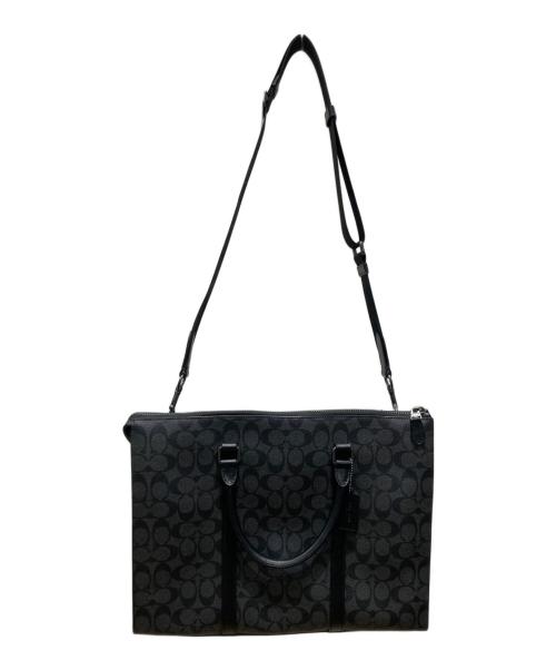 COACH（コーチ）COACH (コーチ) シグネチャー2WAYトートバッグ グレーの古着・服飾アイテム