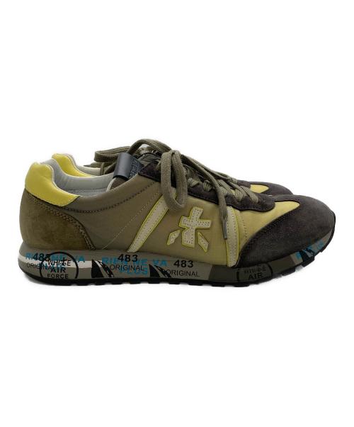 PREMIATA（プレミアータ）PREMIATA (プレミアータ) ローカットスニーカー グリーン×グレー サイズ:42の古着・服飾アイテム