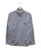 S Hエスエイチ）の古着「ストライプシャツ」｜ブルー