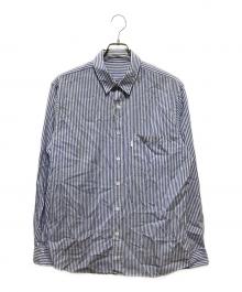 S H（エスエイチ）の古着「ストライプシャツ」｜ブルー