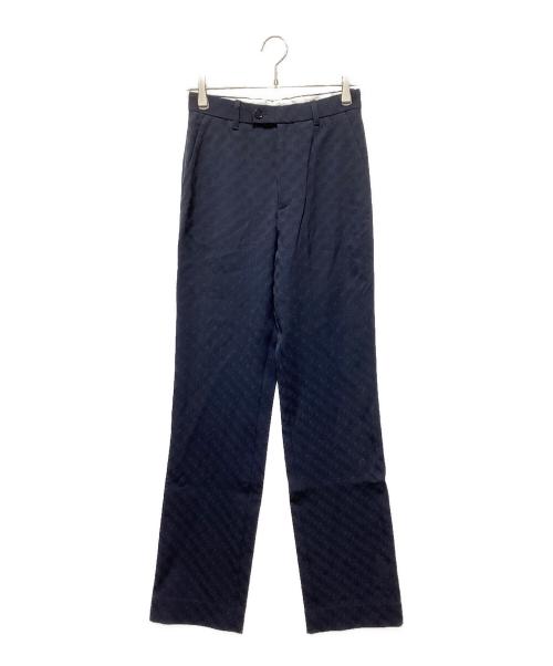 NIKE（ナイキ）NIKE (ナイキ) Martine rose (マーティン・ローズ) コラボストレッチトラウザー ネイビー サイズ:4 未使用品の古着・服飾アイテム