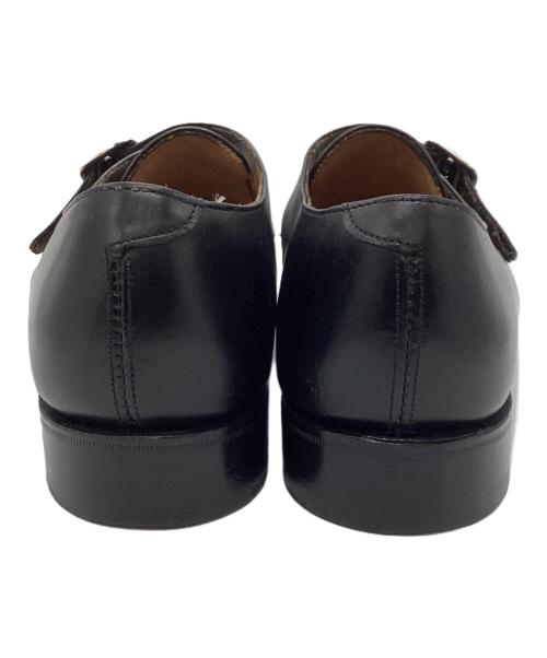 Tricker's（トリッカーズ）Tricker's (トリッカーズ) メイファーモンクストラップシューズ ブラック サイズ:25cmの古着・服飾アイテム