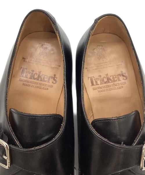 Tricker's（トリッカーズ）Tricker's (トリッカーズ) メイファーモンクストラップシューズ ブラック サイズ:25cmの古着・服飾アイテム