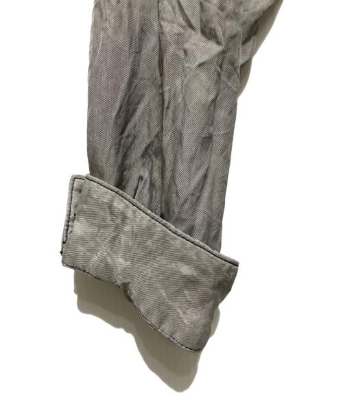 DIESEL（ディーゼル）DIESEL (ディーゼル) S-LEONシワ加工サテンシャツ グレー サイズ:46の古着・服飾アイテム