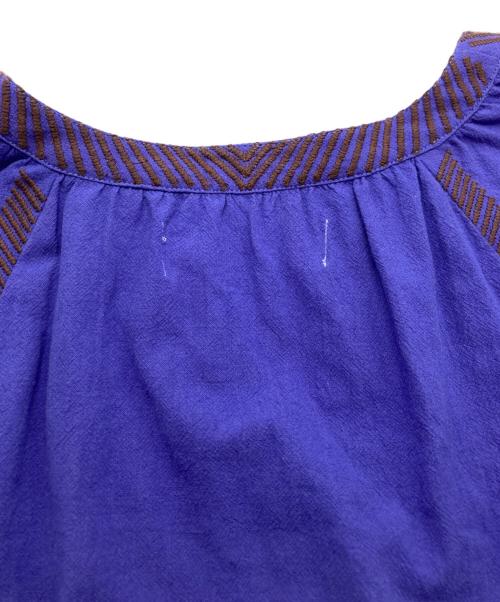 sara mallika（サラマリカ）sara mallika (サラマリカ) 刺繍ワンピース パープル サイズ:Mの古着・服飾アイテム