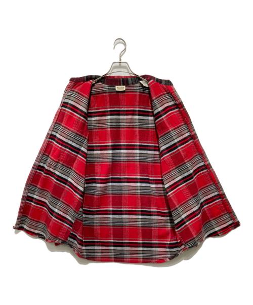 FIVE BROTHER（ファイブブラザー）FIVE BROTHER (ファイブブラザー) チェックネルシャツ レッド サイズ:Ｌの古着・服飾アイテム