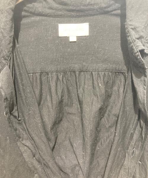 KANEMASA PHIL.（カネマサフィル）KANEMASA PHIL. (カネマサフィル) 46Gアルチザンシワ加工シャツ ブラック サイズ:XLの古着・服飾アイテム