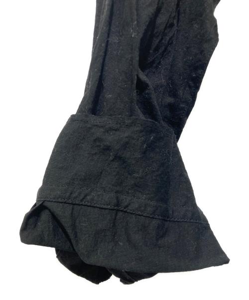 KANEMASA PHIL.（カネマサフィル）KANEMASA PHIL. (カネマサフィル) 46Gアルチザンシワ加工シャツ ブラック サイズ:XLの古着・服飾アイテム