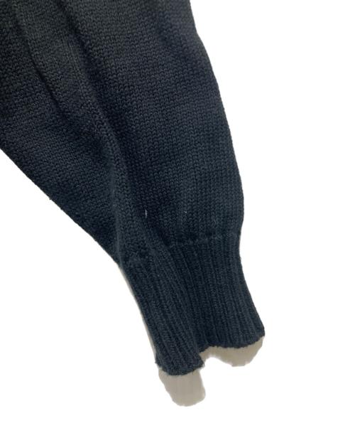 Hysteric Glamour（ヒステリックグラマー）Hysteric Glamour (ヒステリックグラマー) ベアデザインコットンナイロンニット ブラック サイズ:Lの古着・服飾アイテム