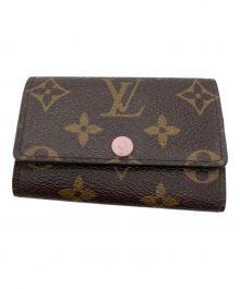 LOUIS VUITTON（ルイ ヴィトン）の古着「ミュルティクレ6 キーケース」｜ブラウン×ピンク