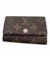 LOUIS VUITTON（ルイ ヴィトン）の古着「ミュルティクレ6 キーケース」｜ブラウン×ピンク