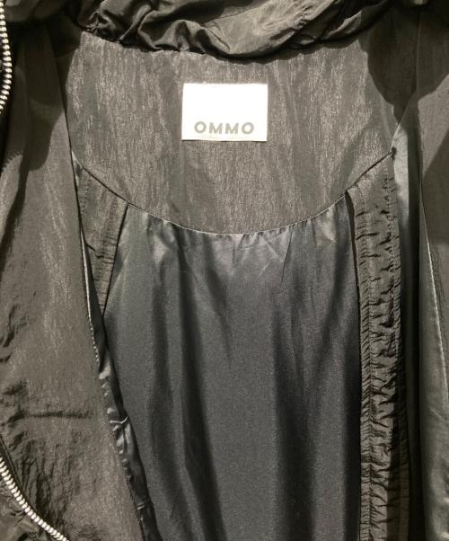OMMO（オーエムエムオー）OMMO (オーエムエムオー) シアリングレイヤードダウンコート ブラック サイズ:FREEの古着・服飾アイテム