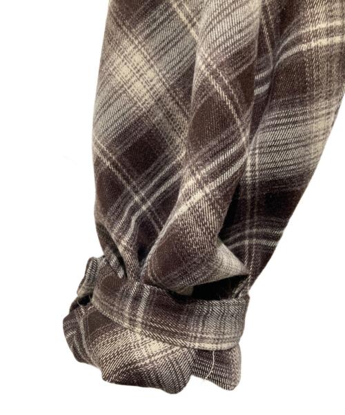 HER LIP TO（ハーリップトゥ）HER LIP TO (ハーリップトゥ) オンブレチェックワンピース ブラウン サイズ:Mの古着・服飾アイテム