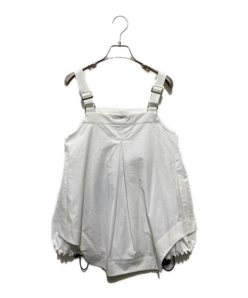 UN3D.（アンスリード）UN3D. (アンスリード) 切替キャミソール ホワイト サイズ:36の古着・服飾アイテム