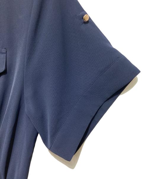 HER LIP TO（ハーリップトゥ）HER LIP TO (ハーリップトゥ) ノーブルシャツドレス ネイビー サイズ:Sの古着・服飾アイテム