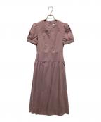 HER LIP TOハーリップトゥ）の古着「半袖ワンピース」｜ピンク