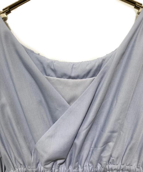 HER LIP TO（ハーリップトゥ）HER LIP TO (ハーリップトゥ) ノースリーブワンピース ブルー サイズ:Mの古着・服飾アイテム
