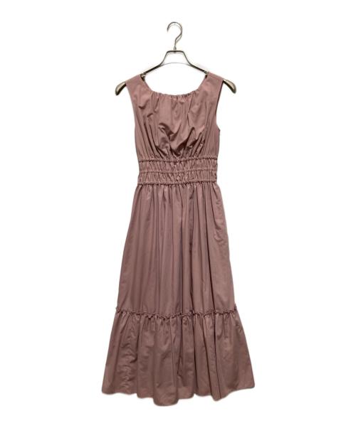 HER LIP TO（ハーリップトゥ）HER LIP TO (ハーリップトゥ) ノースリーブワンピース ピンク サイズ:Ｓの古着・服飾アイテム