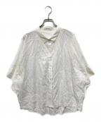 HER LIP TOハーリップトゥ）の古着「リネンブレンドイージーシャツ」｜ホワイト