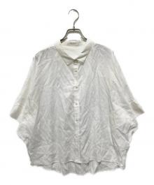 HER LIP TO（ハーリップトゥ）の古着「リネンブレンドイージーシャツ」｜ホワイト
