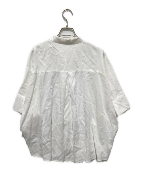 HER LIP TO（ハーリップトゥ）Her lip to (ハーリップトゥ) リネンブレンドイージーシャツ ホワイト サイズ:FREEの古着・服飾アイテム