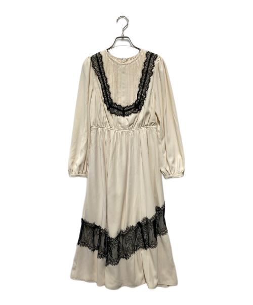 HER LIP TO（ハーリップトゥ）Her lip to (ハーリップトゥ) ノーブルシャツドレス ベージュ サイズ:Ｓの古着・服飾アイテム
