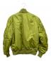GUCCI (グッチ) ナイロンツイルボンバージャケット グリーン サイズ:46：120000円