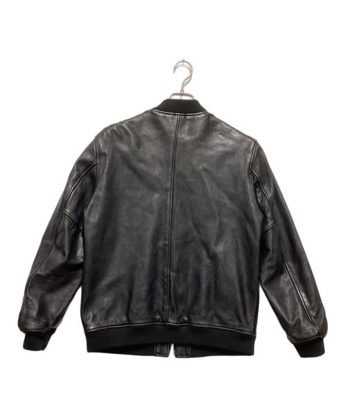 Schott（ショット）Schott (ショット) バワリージャケット/レザージップブルゾン ブラック サイズ:Mの古着・服飾アイテム