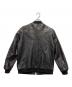 Schott (ショット) バワリージャケット/レザージップブルゾン ブラック サイズ:M：60000円