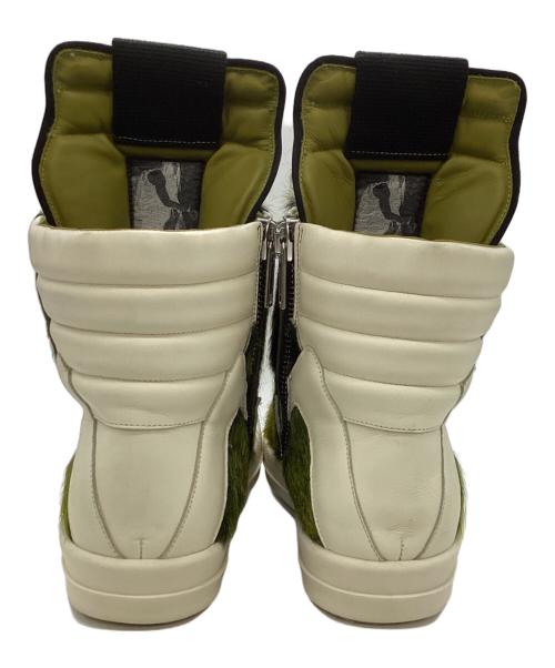 RICK OWENS（リックオウエンス）RICK OWENS (リックオウエンス) ハラコジオバスケット グリーン サイズ:25.5cm/SIZE 41の古着・服飾アイテム