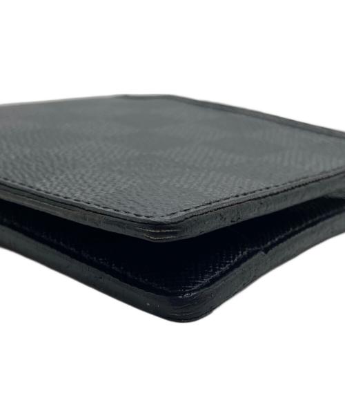 LOUIS VUITTON（ルイ ヴィトン）LOUIS VUITTON (ルイ ヴィトン) 2つ折り財布 ブラックの古着・服飾アイテム