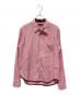 COMME des GARCONS HOMME（コムデギャルソン オム）の古着「裾切替ギンガムチェックシャツ」｜レッド