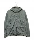 C.P COMPANYシーピーカンパニー）の古着「ガーメントダイ フラットナイロン ゴーグル オーバーシャツ ジャケット」｜グレー