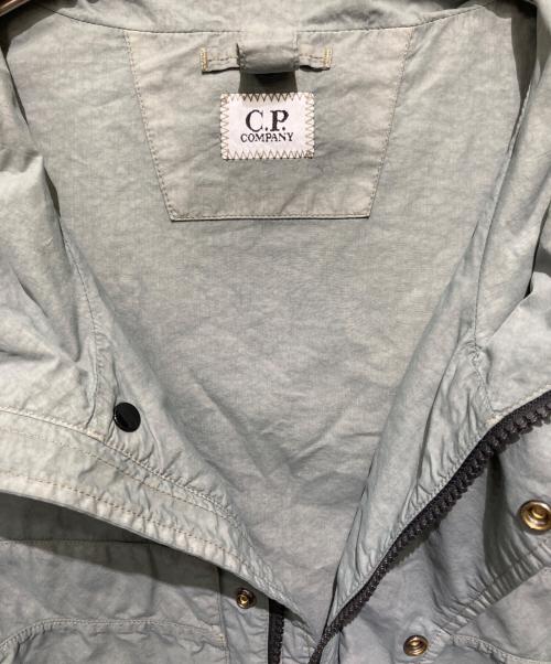 C.P COMPANY（シーピーカンパニー）C.P COMPANY (シーピーカンパニー) ガーメントダイ フラットナイロン ゴーグル オーバーシャツ ジャケット グレー サイズ:Mの古着・服飾アイテム