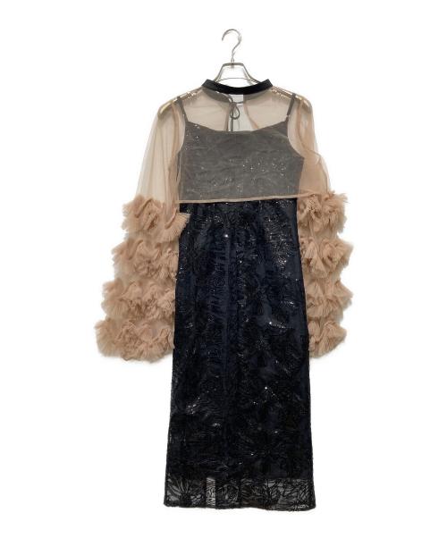 LeJa（レジャ）LEJA (レジャ) パーティーワンピース ブラック サイズ:1の古着・服飾アイテム