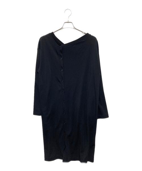 LIMI feu（リミフゥ）LIMI feu (リミフゥ) アシンメトリーロングカーディガン ブラック サイズ:FREEの古着・服飾アイテム