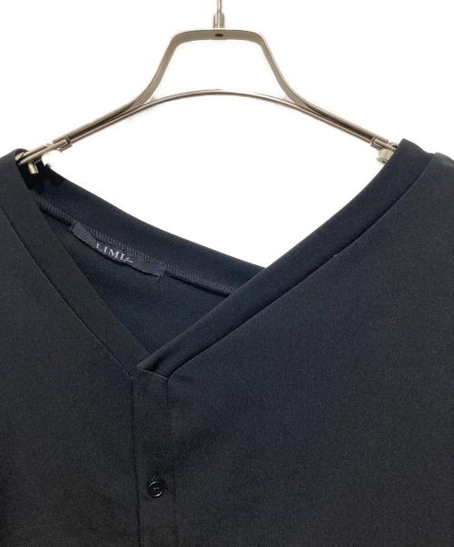 LIMI feu（リミフゥ）LIMI feu (リミフゥ) アシンメトリーロングカーディガン ブラック サイズ:FREEの古着・服飾アイテム