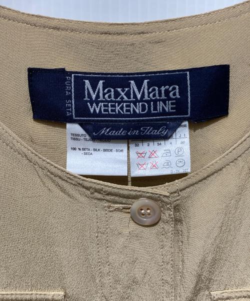 WEEKEND Max Mara（ウィークエンド マックスマーラ）Weekend Max Mara (ウィークエンド マックスマーラ) シャツワンピース ベージュ サイズ:Ｓの古着・服飾アイテム