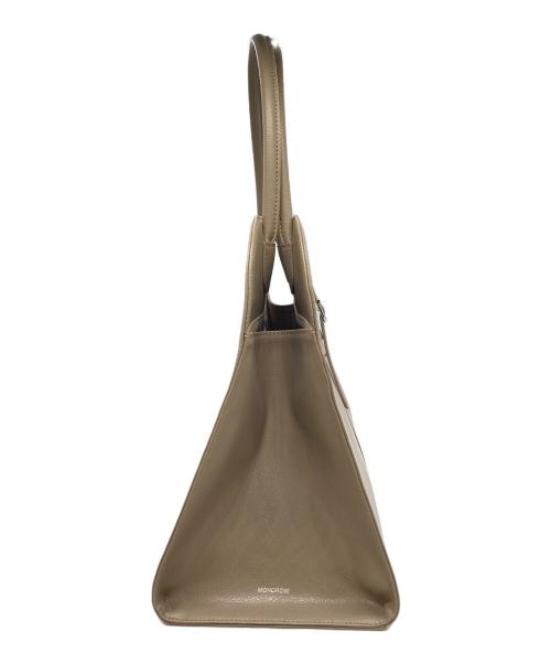 MONOROW（モノロウ）MONOROW (モノロウ) トートバッグ ベージュの古着・服飾アイテム